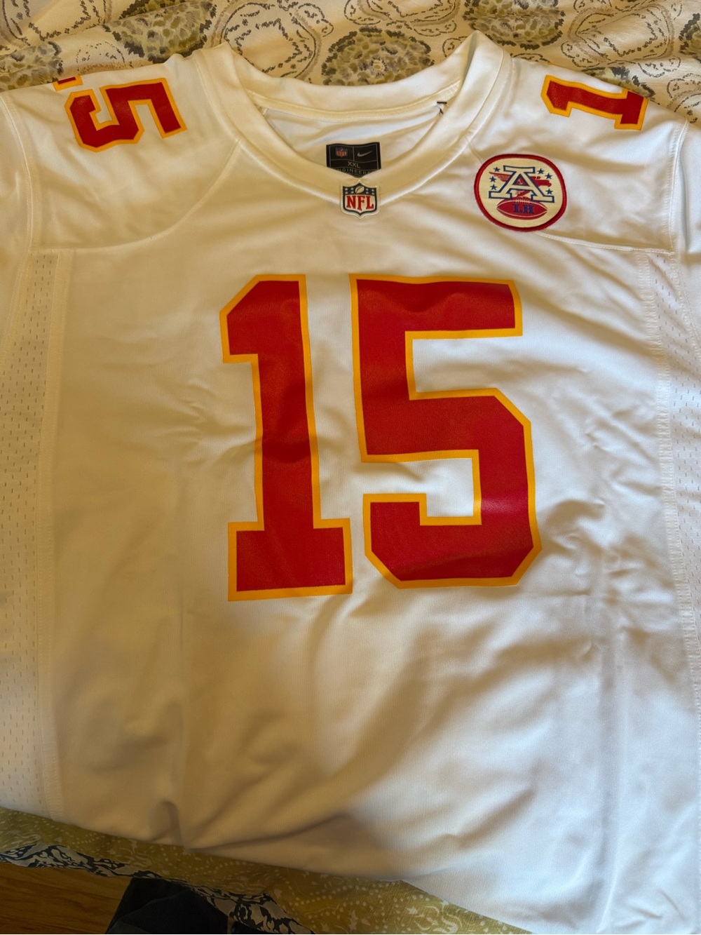 Nike White Kansas City Chiefs Mahomes Football Jersey